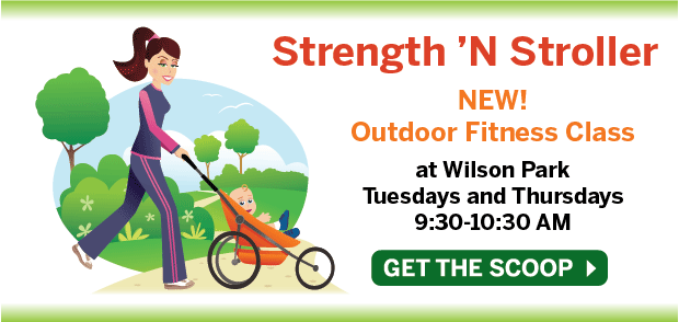 strength and stroller outdoor fitness class for moms
